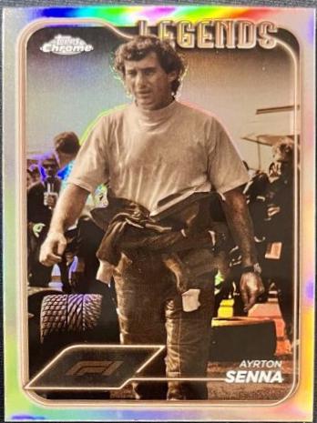 Ayrton Senna [Sepia Refractor] #198