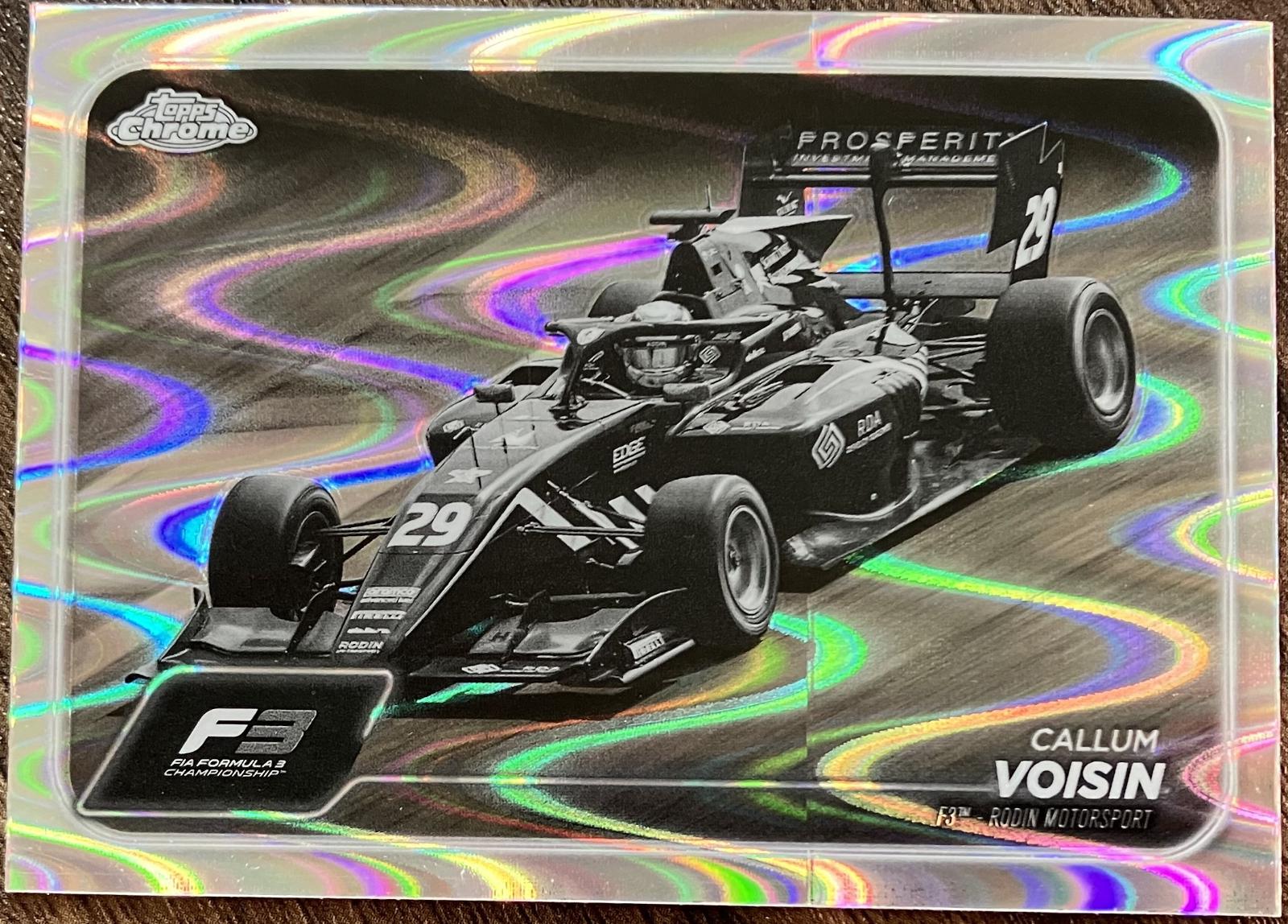 Callum Voisin [Black White RayWave Refractor] #142