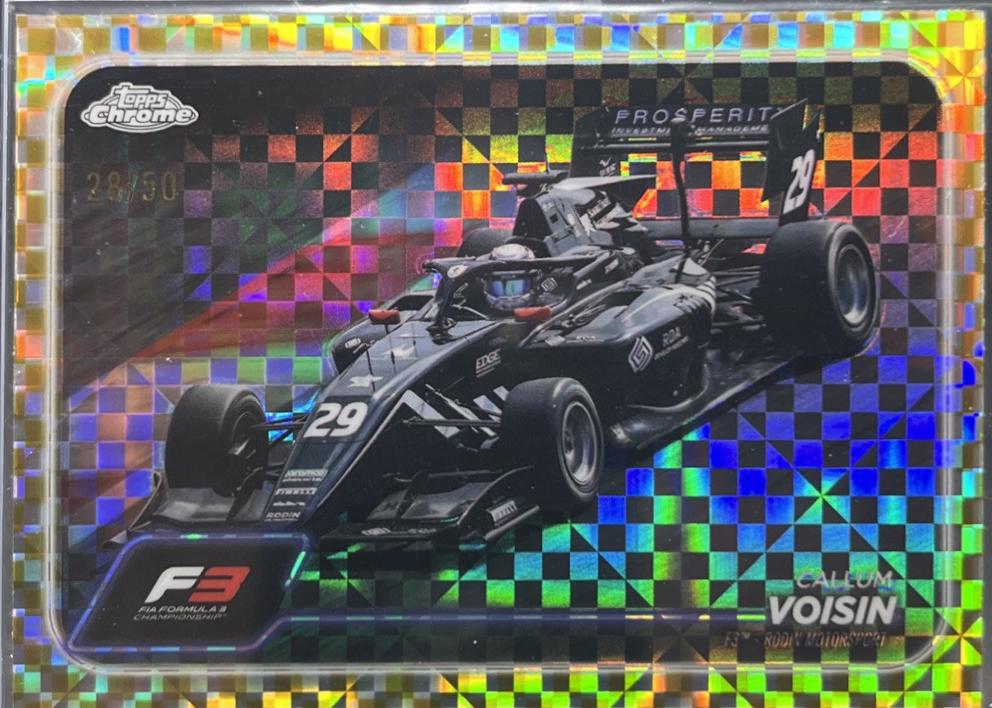 Callum Voisin [Checker Flag Gold Refractor] #142