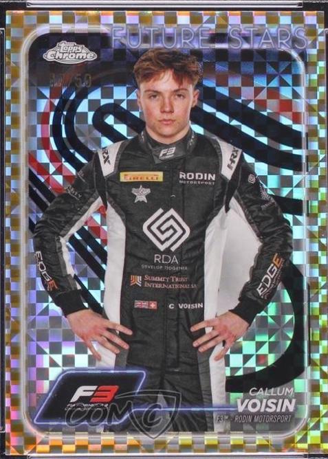 Callum Voisin [Checker Flag Gold Refractor] #70
