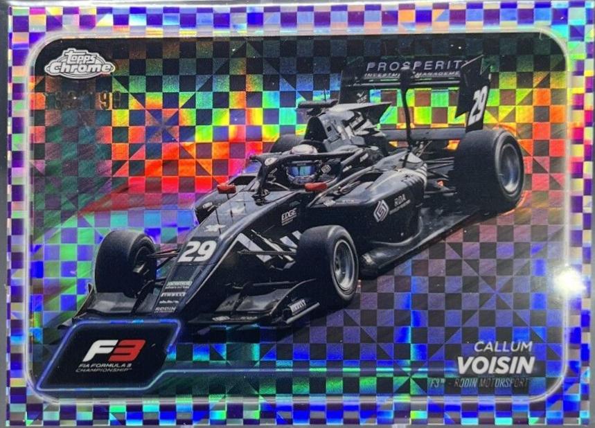 Callum Voisin [Checker Flag Purple Refractor] #142