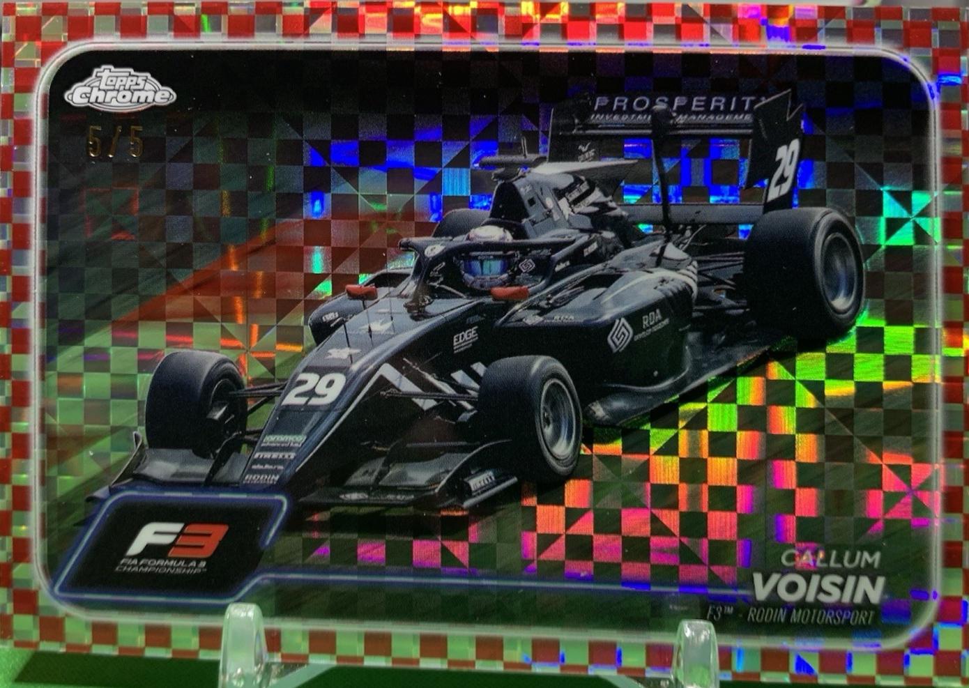 Callum Voisin [Checker Flag Red Refractor] #142