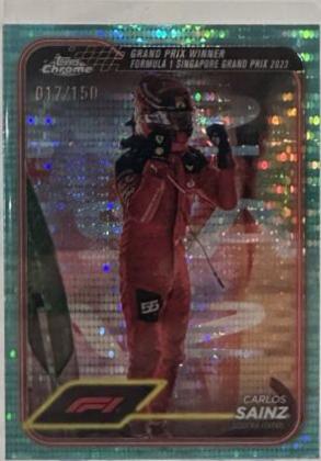 Carlos Sainz [Aqua Sonar Refractor] #147