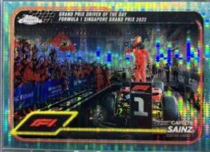 Carlos Sainz [Aqua Sonar Refractor] #173