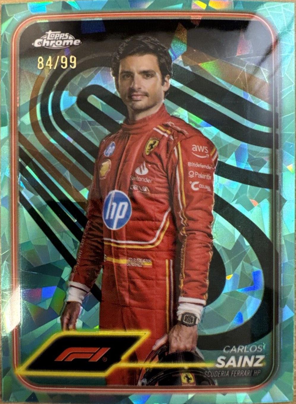 Carlos Sainz [Aqua Sonar Refractor] #4