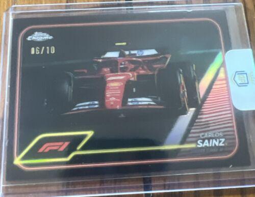 Carlos Sainz [Black Refractor] #76
