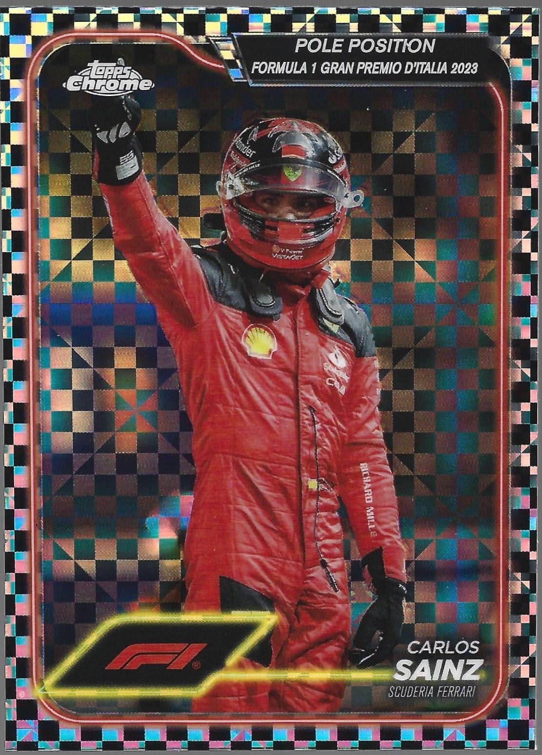 Carlos Sainz [Checker Flag Refractor] #157