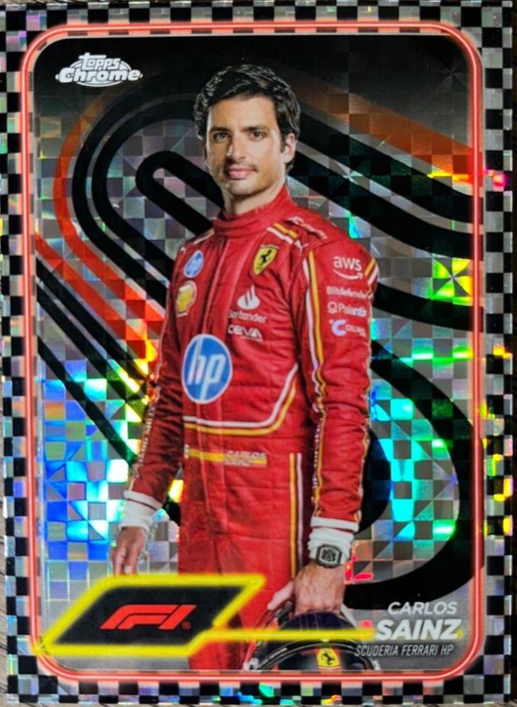 Carlos Sainz [Checker Flag Refractor] #4
