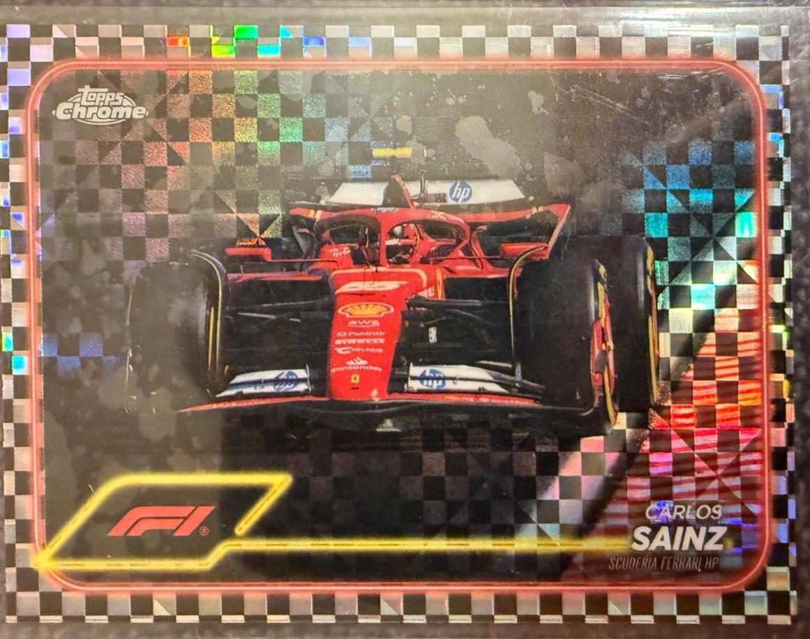 Carlos Sainz [Checker Flag Refractor] #76