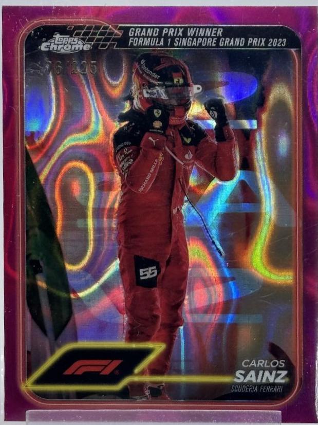 Carlos Sainz [Fuchsia Lava Refractor] #147