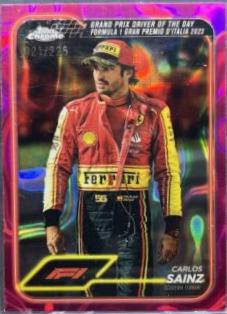 Carlos Sainz [Fuchsia Lava Refractor] #172
