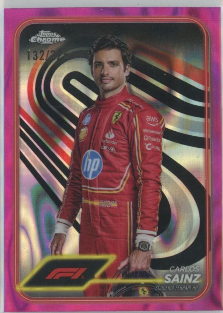 Carlos Sainz [Fuchsia Lava Refractor] #4