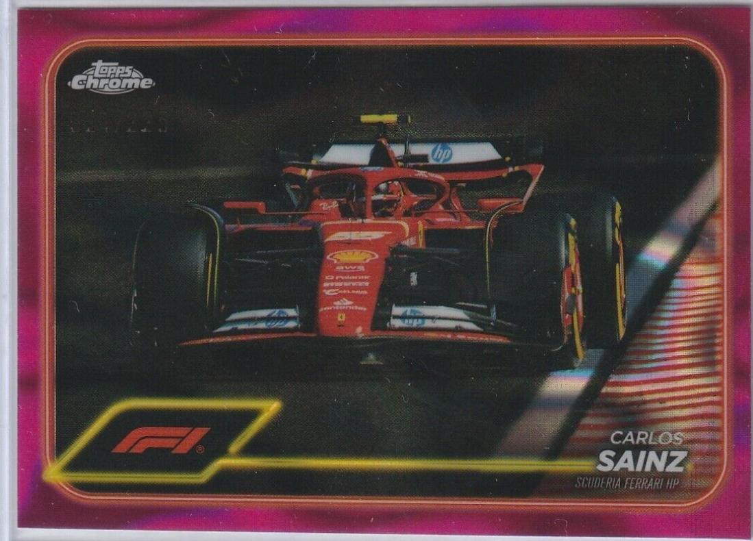 Carlos Sainz [Fuchsia Lava Refractor] #76