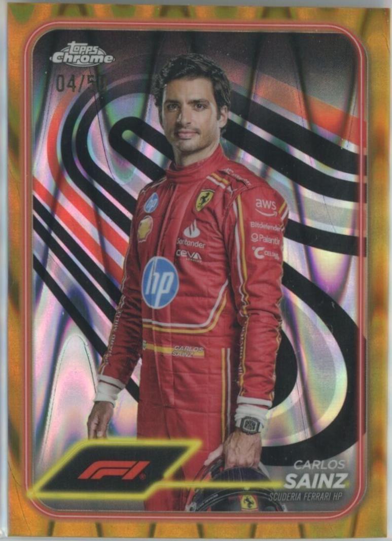Carlos Sainz [Gold RayWave Refractor] #4