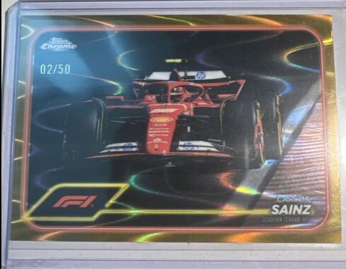 Carlos Sainz [Gold RayWave Refractor] #76