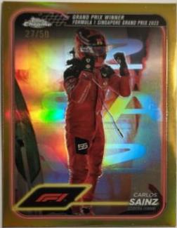 Carlos Sainz [Gold Refractor] #147