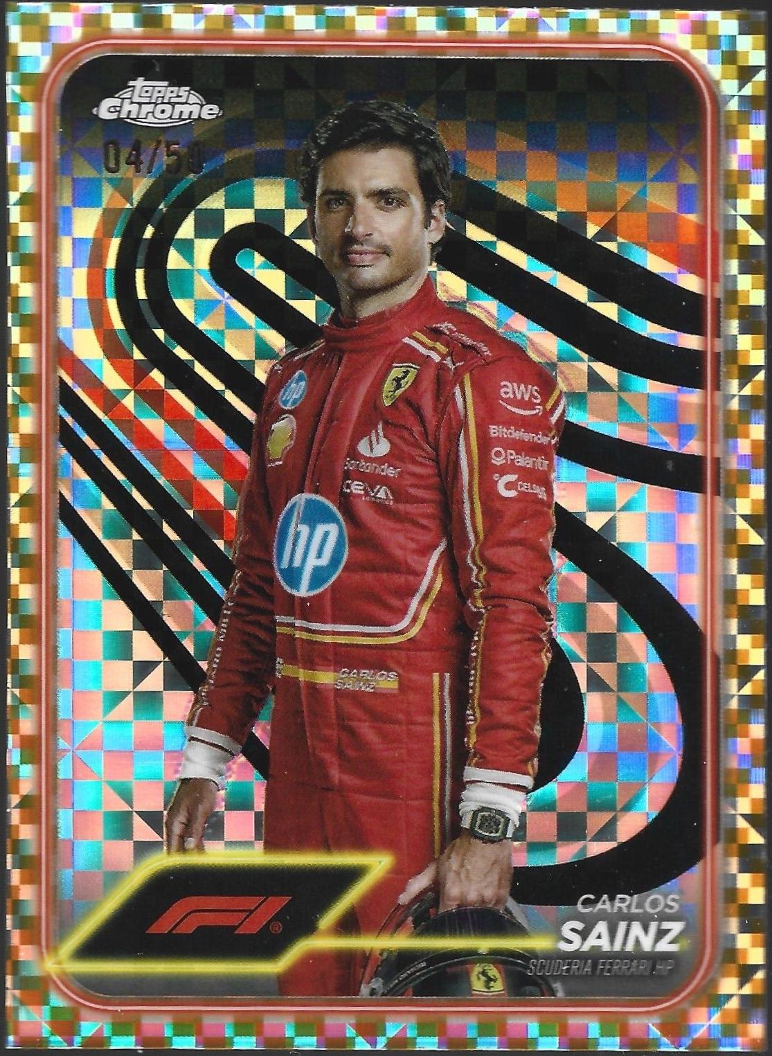 Carlos Sainz [Gold Refractor] #4