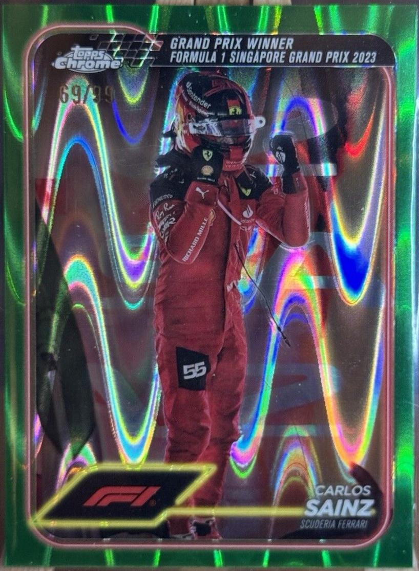 Carlos Sainz [Green RayWave Refractor] #147