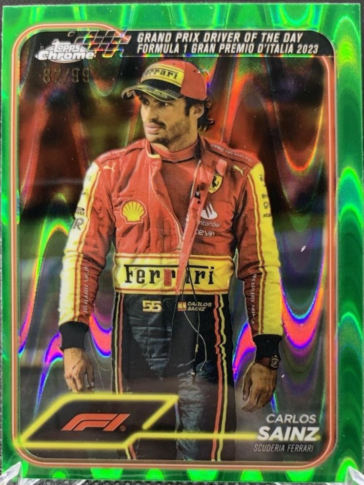Carlos Sainz [Green RayWave Refractor] #172