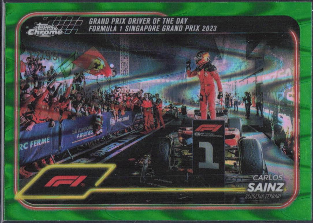 Carlos Sainz [Green RayWave Refractor] #173