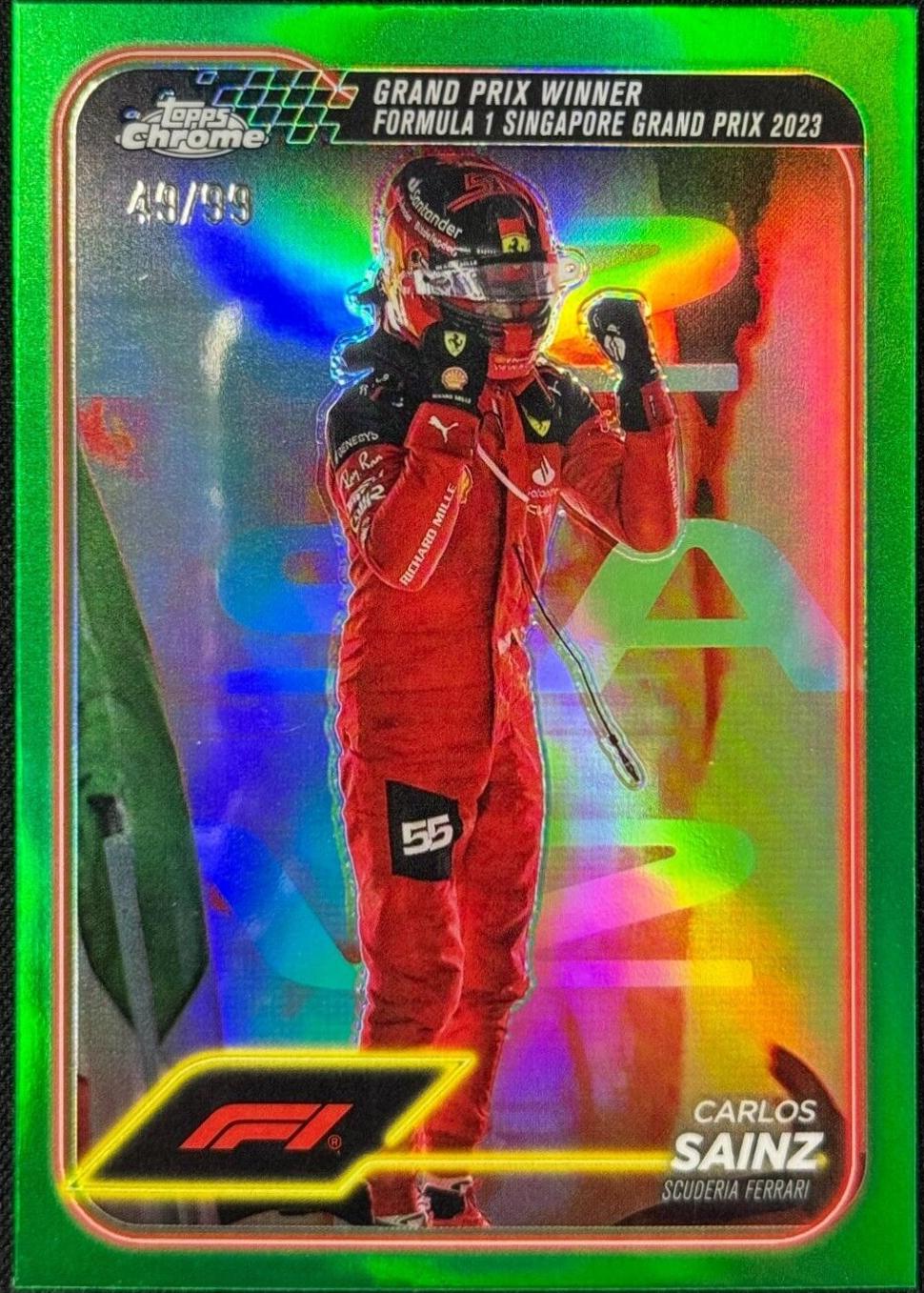 Carlos Sainz [Green Refractor] #147