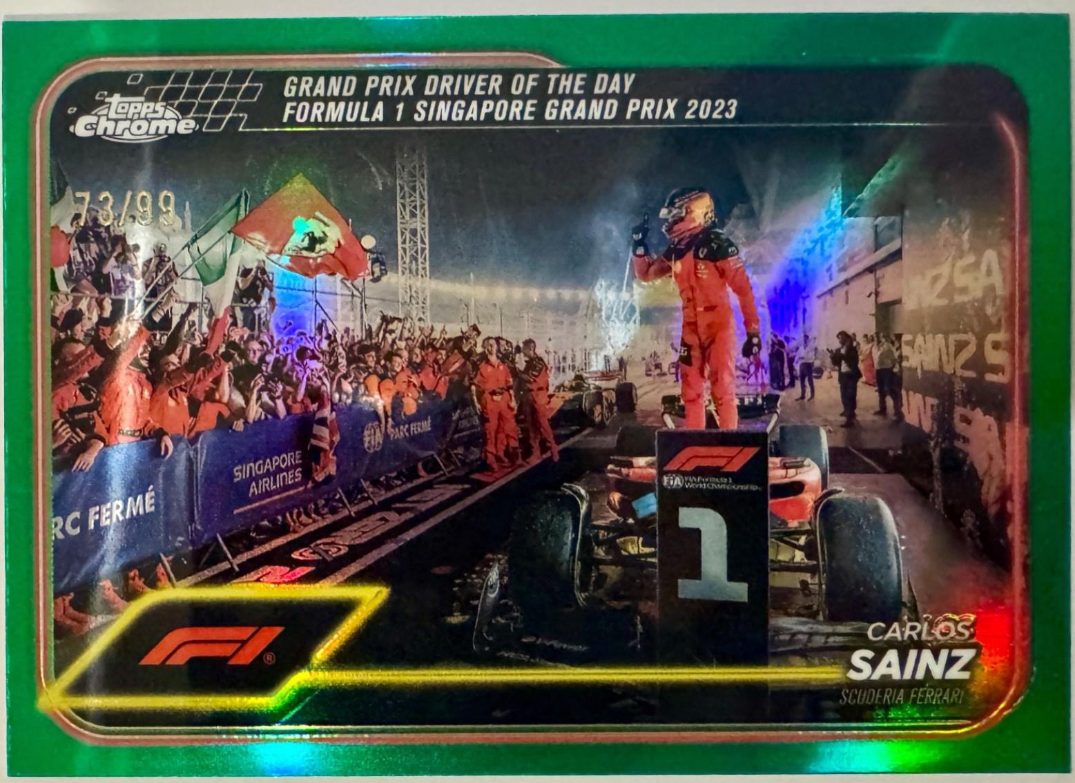 Carlos Sainz [Green Refractor] #173