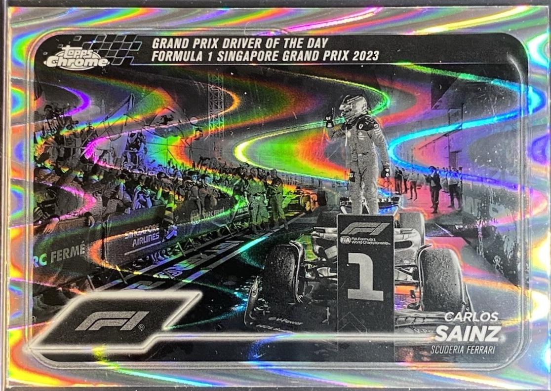 Carlos Sainz [Orange RayWave Refractor] #173