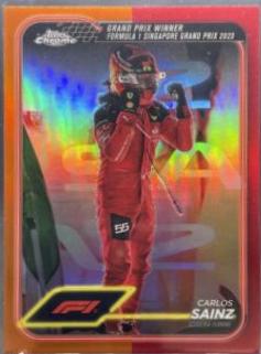 Carlos Sainz [Orange Red Refractor] #147