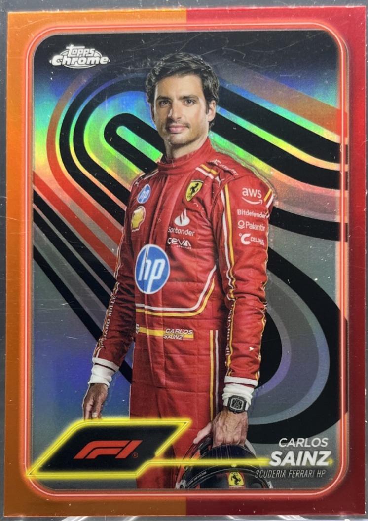 Carlos Sainz [Orange Red Refractor] #4