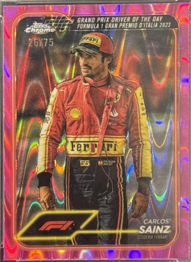 Carlos Sainz [Pink RayWave Refractor] #172