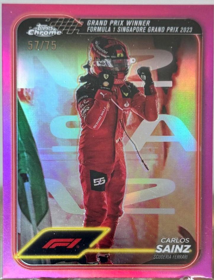 Carlos Sainz [Pink Refractor] #147
