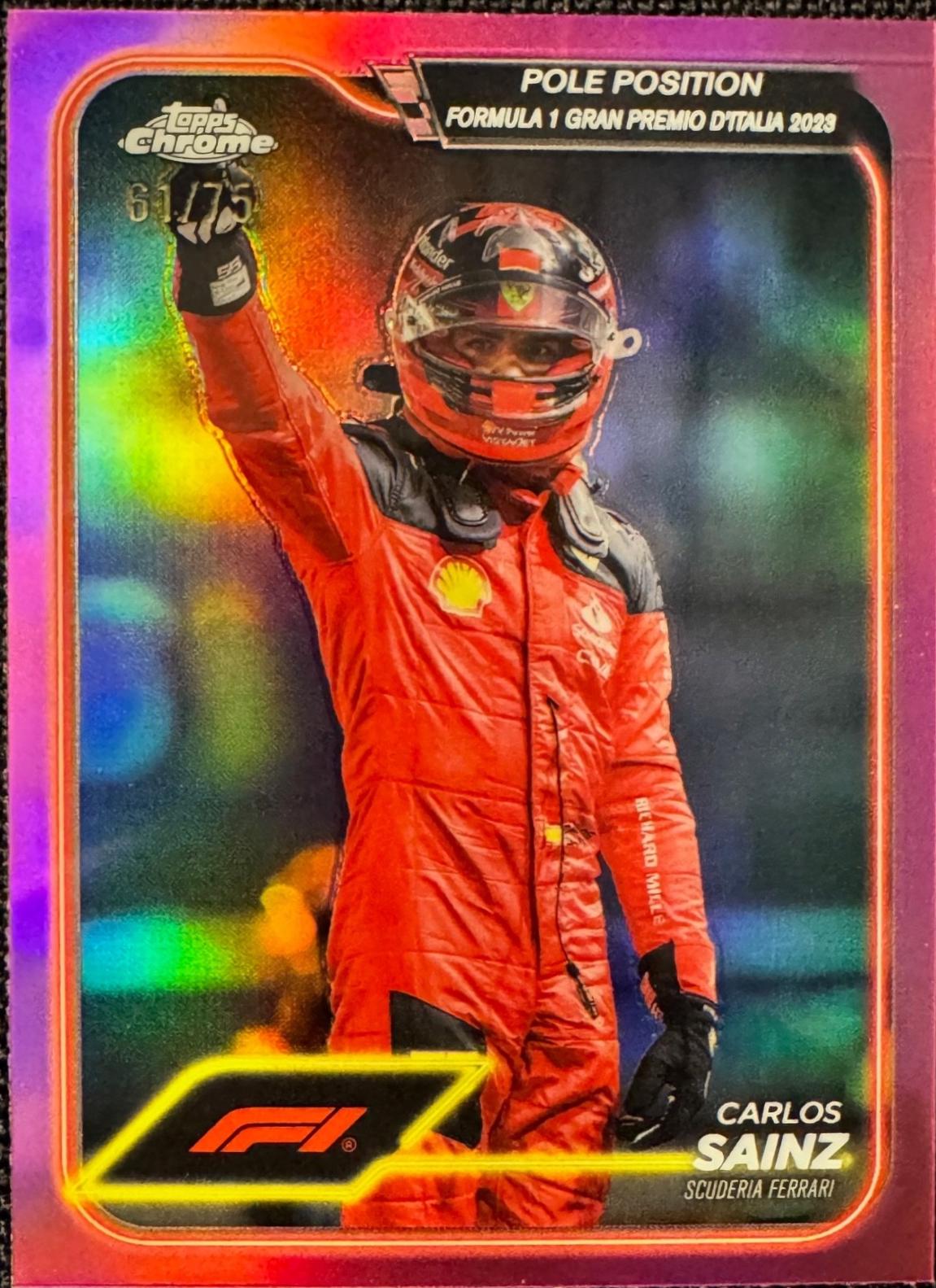 Carlos Sainz [Pink Refractor] #157
