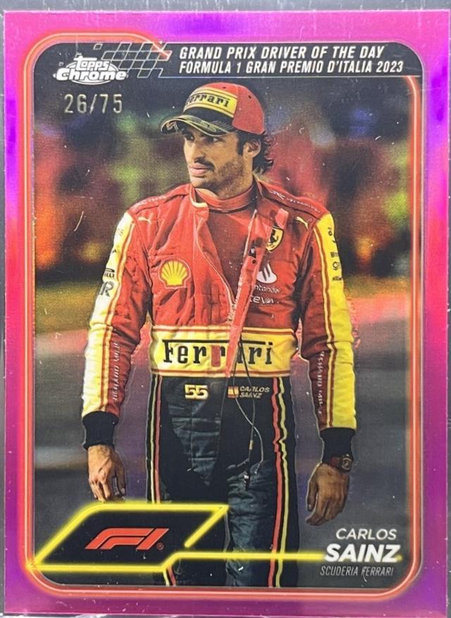 Carlos Sainz [Pink Refractor] #172