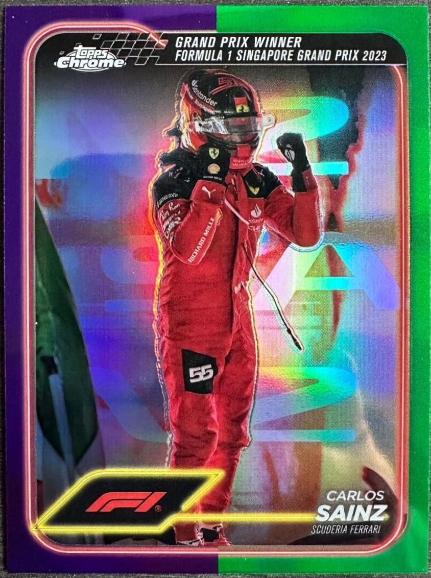 Carlos Sainz [Purple Green Refractor] #147