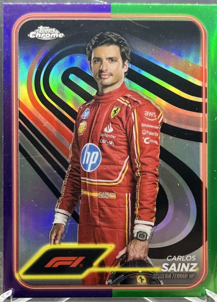 Carlos Sainz [Purple Green Refractor] #4