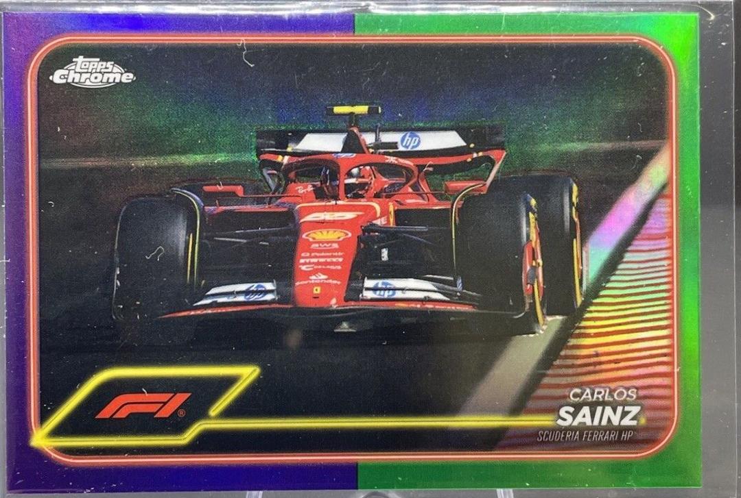Carlos Sainz [Purple Green Refractor] #76