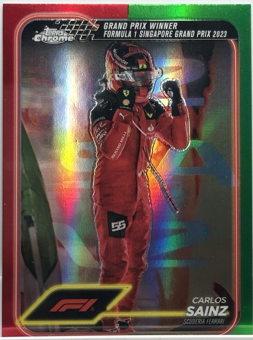 Carlos Sainz [Red Green Refractor] #147