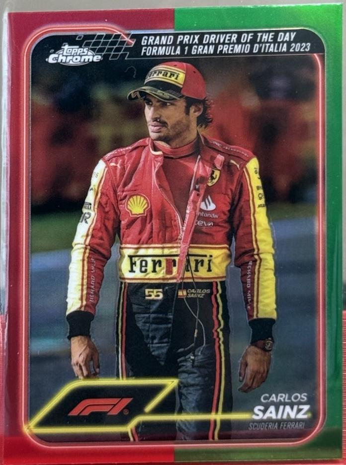 Carlos Sainz [Red Green Refractor] #172