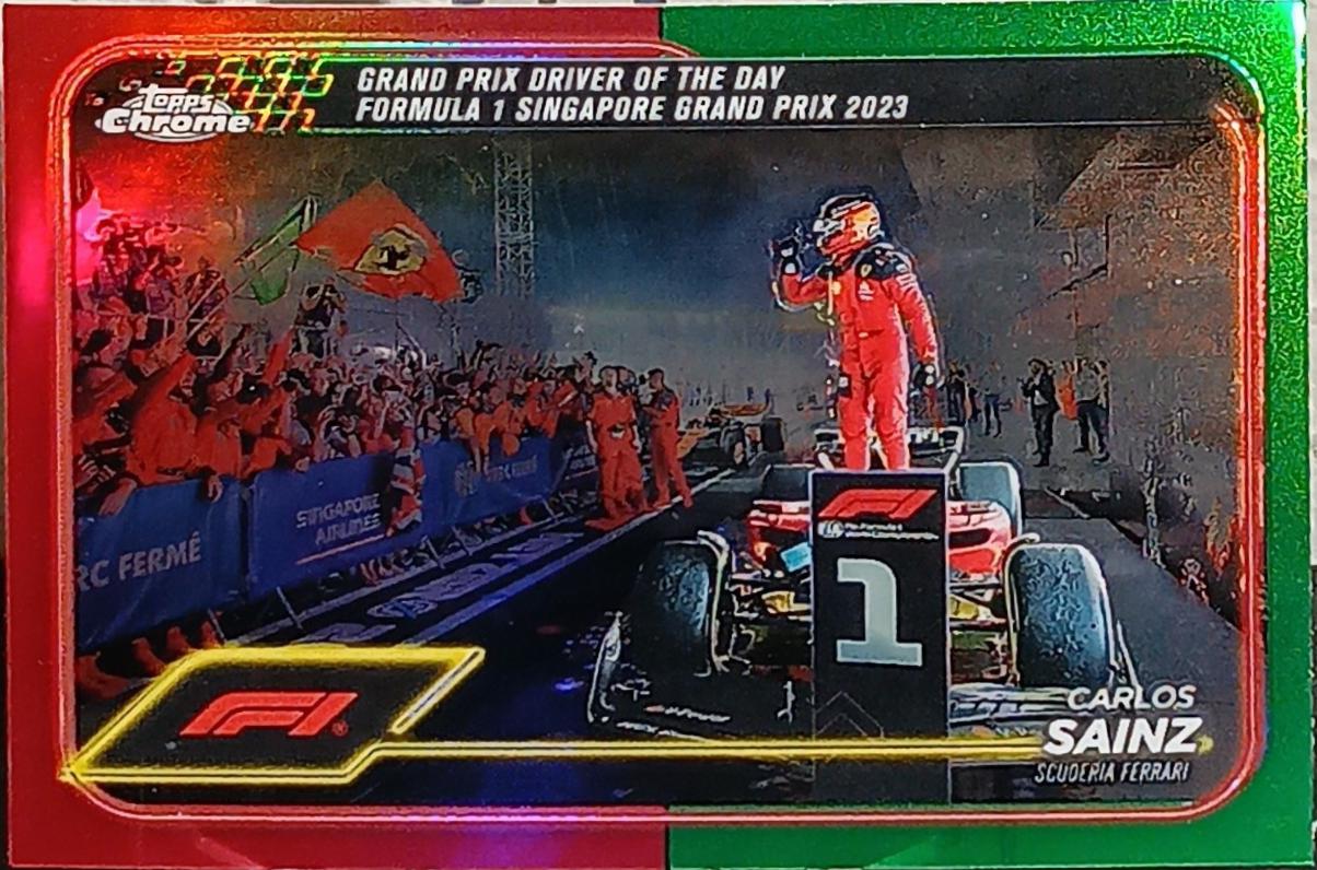 Carlos Sainz [Red Green Refractor] #173
