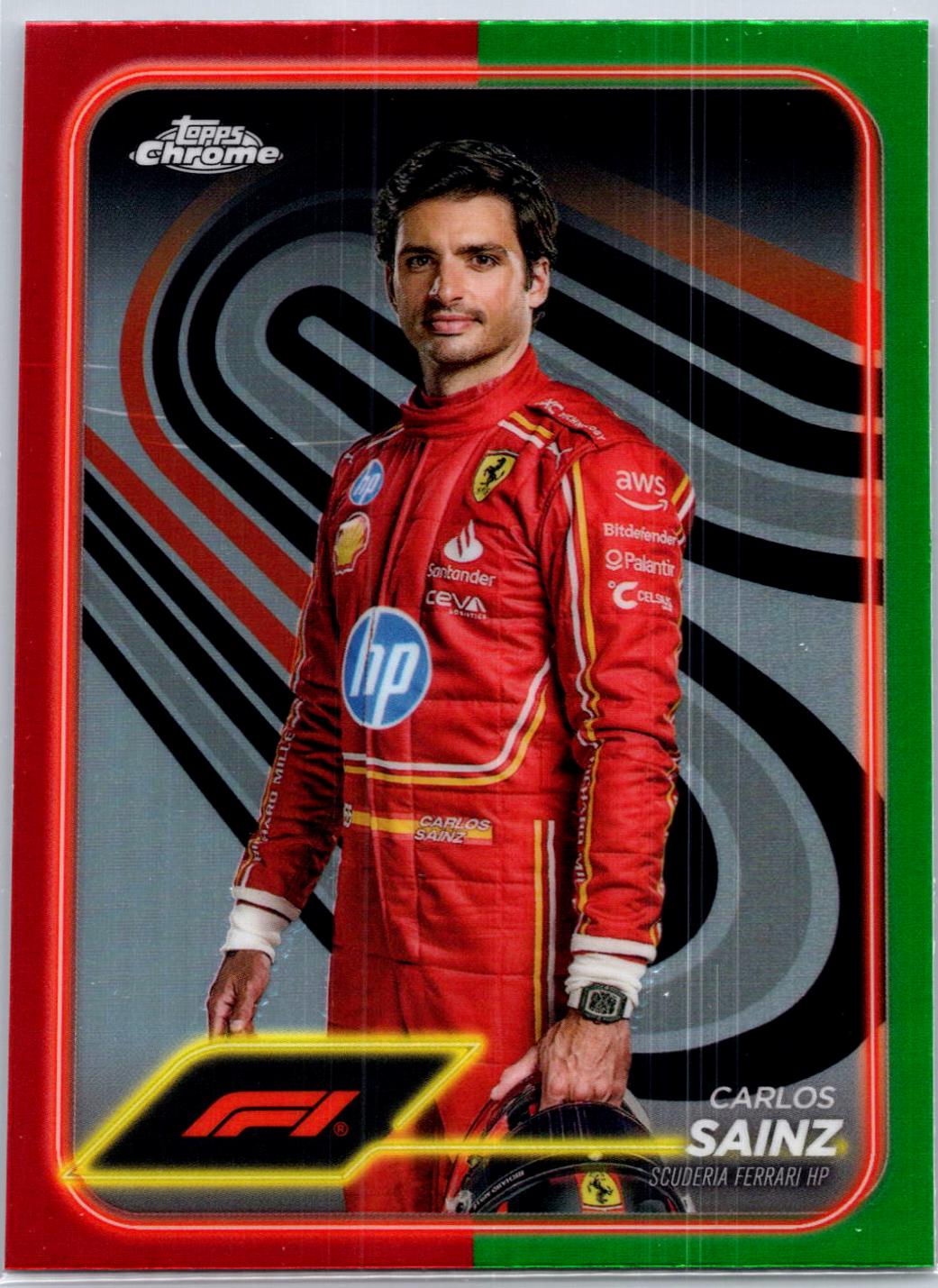 Carlos Sainz [Red Green Refractor] #4