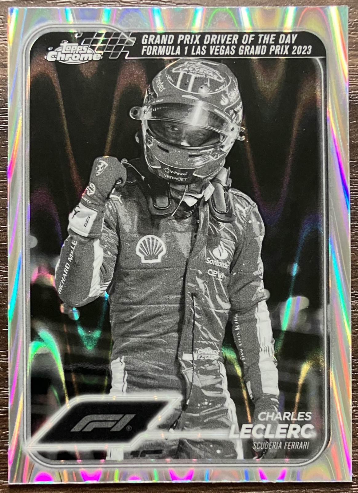 Charles Leclerc [Black White RayWave Refractor] #179