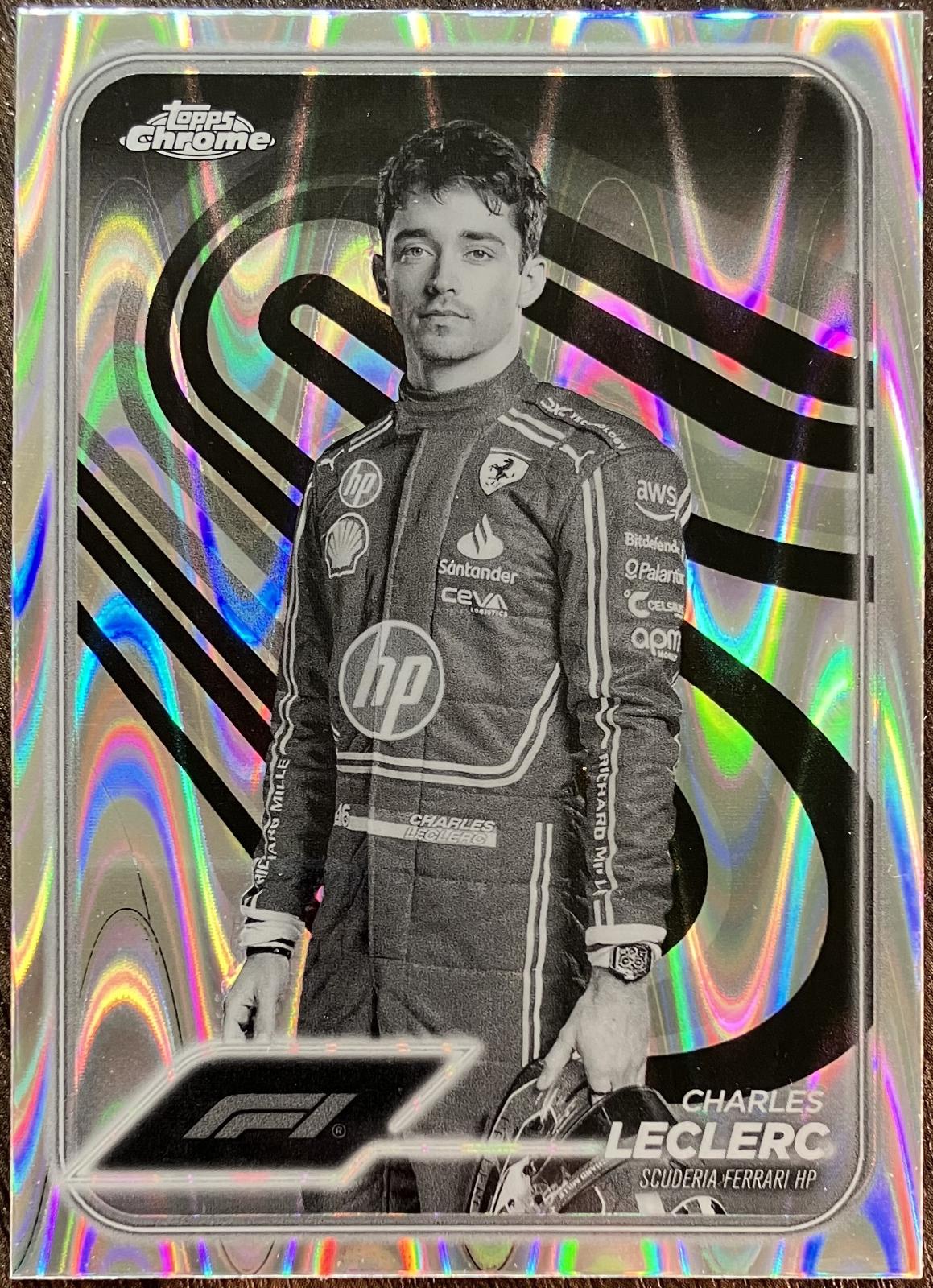 Charles Leclerc [Black White RayWave Refractor] #3