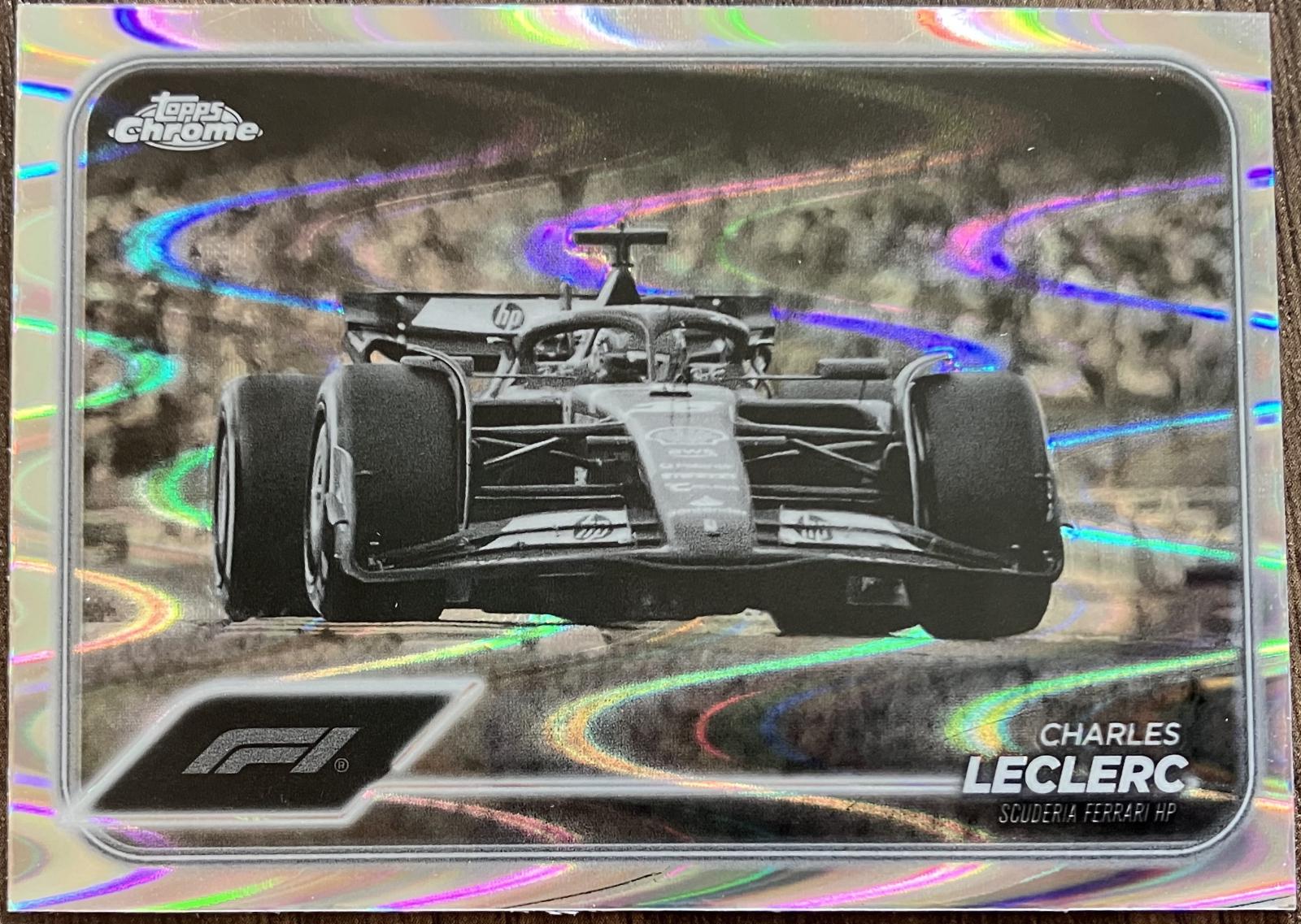 Charles Leclerc [Black White RayWave Refractor] #75