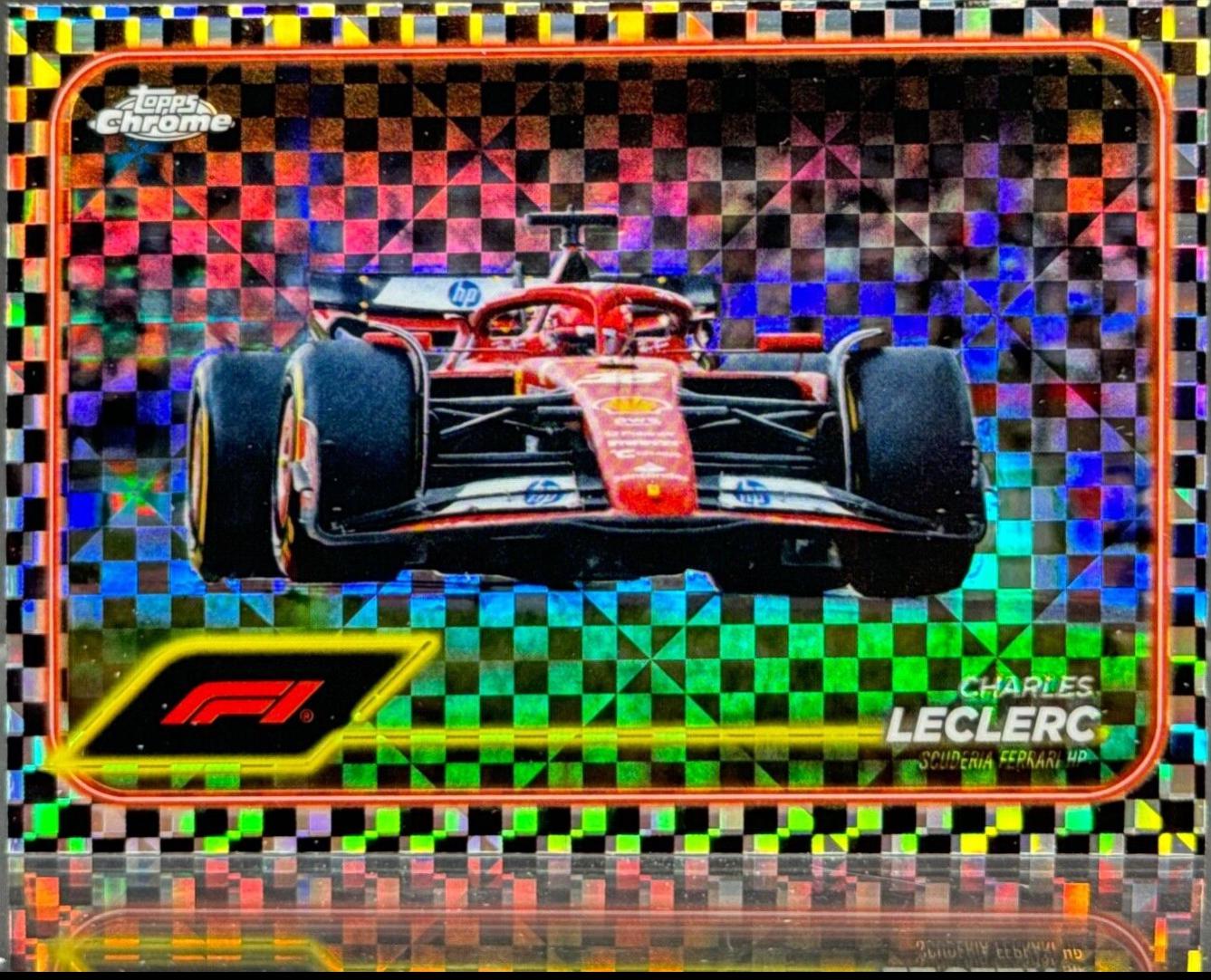 Charles Leclerc [Checker Flag Refractor] #75