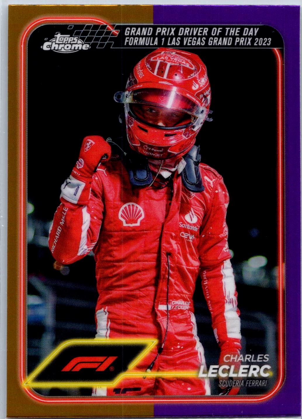 Charles Leclerc [Gold Purple Refractor] #179