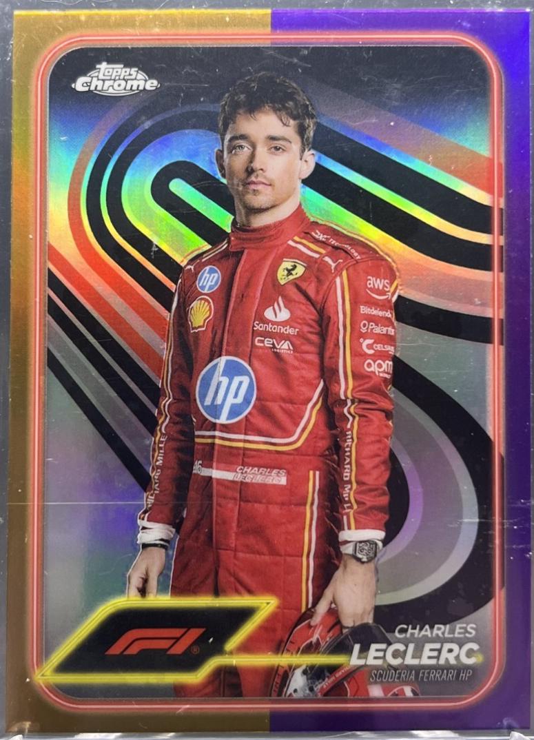 Charles Leclerc [Gold Purple Refractor] #3