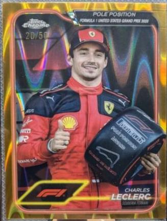 Charles Leclerc [Gold RayWave Refractor] #155