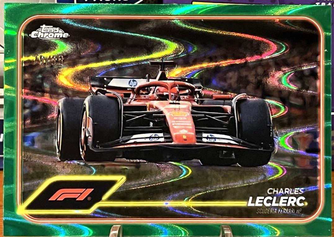Charles Leclerc [Green RayWave Refractor] #75