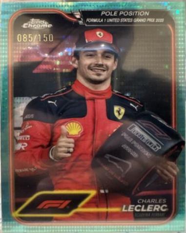 Charles Leclerc [Green Refractor] #155