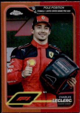 Charles Leclerc [Orange Red Refractor] #155